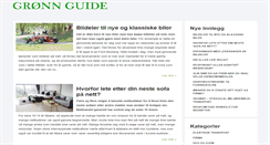Desktop Screenshot of gronnguide.no
